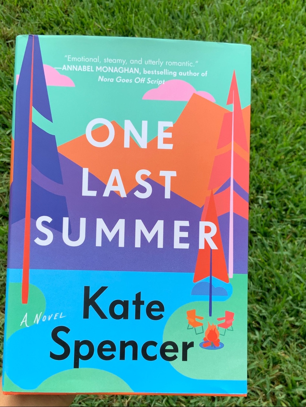 One Last Summer by Kate Spencer Hardcover book
